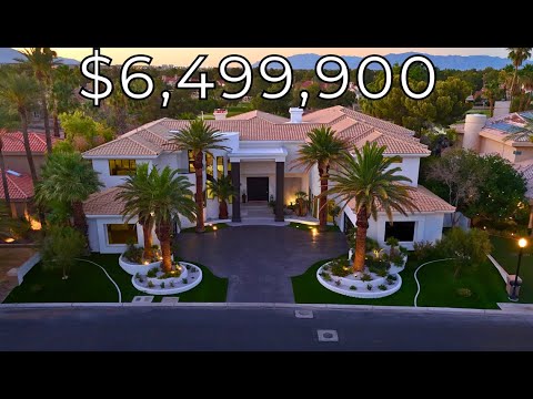Inside a $6,499,900 Las Vegas Mansion with a Grand Entrance!