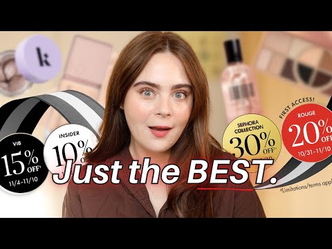 SEPHORA SAVINGS EVENT RECOMMENDATIONS, 2025.