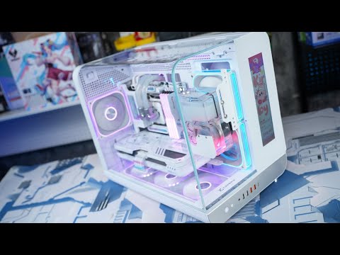 Fish tank curved chassis PowerTrain 幻翼#pcbuild