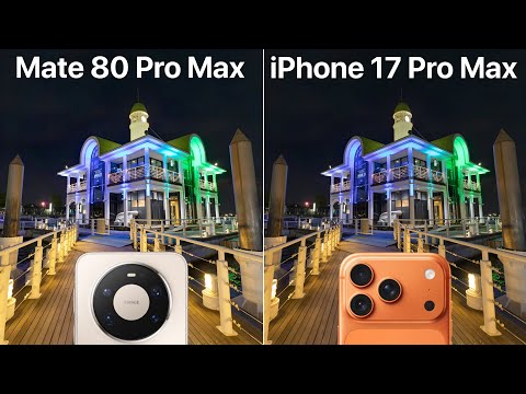 Huawei Mate 80 Pro Max VS iPhone 17 Pro Max Camera Test Comparison