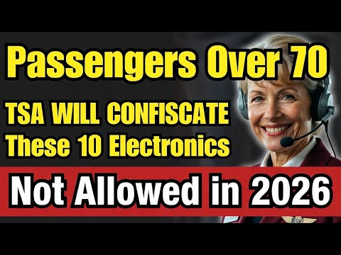 TSA Will CONFISCATE These 10 Electronics in 2025 | Flight Attendant Warns