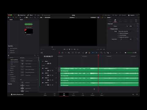 DaVinci Resolve - Export WAV Stems for Mixing