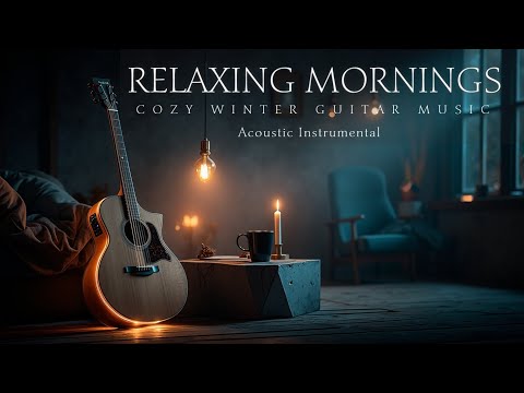 Peaceful Cafe Guitar Music & Cozy Winter Acoustic Background | Relaxing Moments At Home