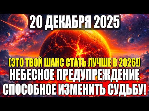 УЗНАЙТЕ ДО ЗАВТРАШНЕЙ НОЧИ 20 ДЕКАБРЯ! Предупреждения, которые изменят вашу судьбу