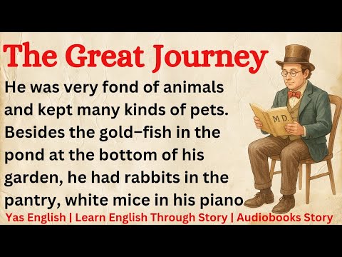 Learn English Through Story Level 6 |  Graded Reader Level 6 | English Story 📖 The Great Journey