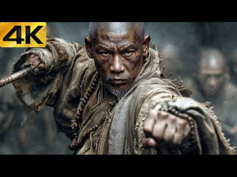 【4K】Classic Action Movie: Bullied Monk Reveals Shaolin Power,Breaks Into Dungeon to Save 16 Brothers