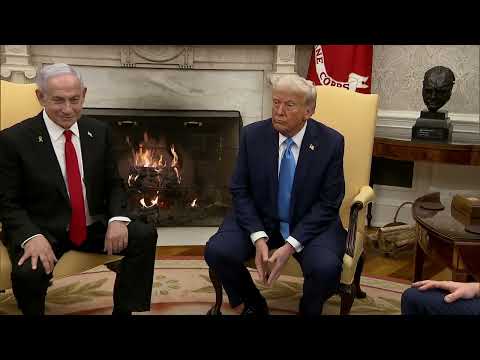 RAW: President Trump meets with Israel PM Benjamin Netanyahu