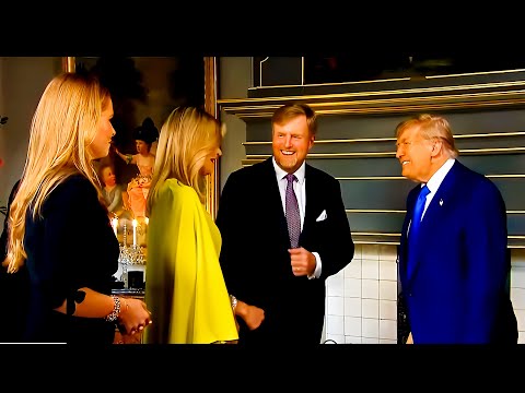 Watch: President Trump Greets the King and Queen of the Kingdom of the Netherlands