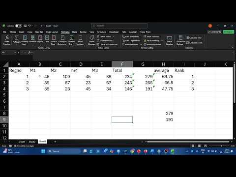 MS Excel Live Class -01