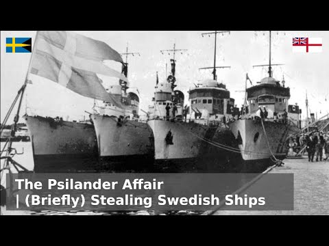 The Psilander Affair - Why did Britain try to seize Swedish ships?