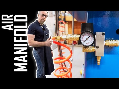 Making a Compressed Air Manifold and Installing an Air Gun
