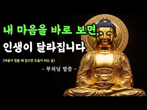 듣기만 해도 복잡했던 마음이 편안해집니다! 인생이 바뀌는 인생조언 부처님 말씀│불교명언