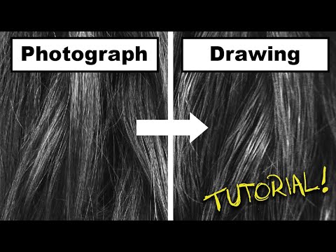 How to Draw Hyper Realistic Dark Hair! EASY Step-by-Step