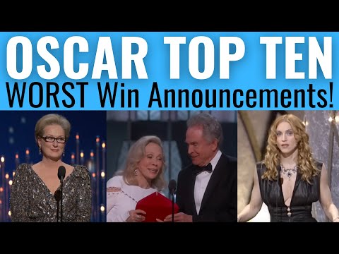 Top 10 WORST Oscar Win Announcements OF ALL TIME