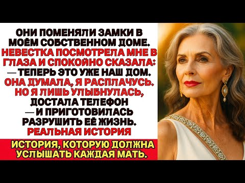 Сноха сменила замки, чтобы отнять у меня дом. Но она даже не подозревала, как я ей отомщу.