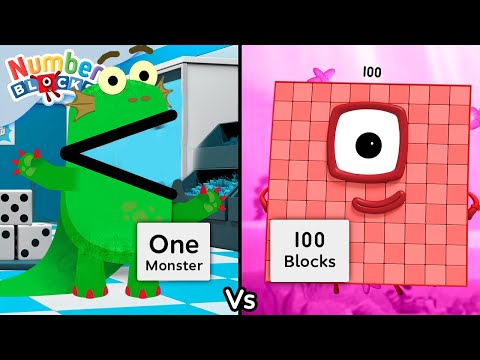 Numberblocks vs Monsters! ๐พ | Learn to Count for Kids | @Numberblocks
