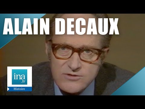 Alain Decaux raconte "L’attentat contre le général De Gaulle" | Archive INA