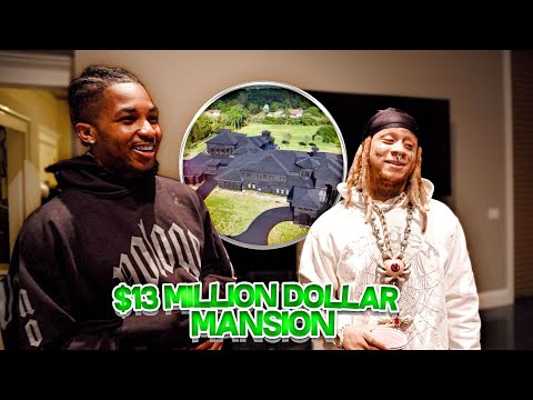 Trippie Redd's $13 Million BLACKED OUT Mansion Tour!!
