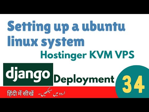 Setup Ubuntu System on Hostinger VPS | Django deployment in Hostinger VPS Linux