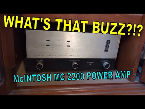 FAILED filter cap on this MONSTER of an amp! McIntosh MC 2200