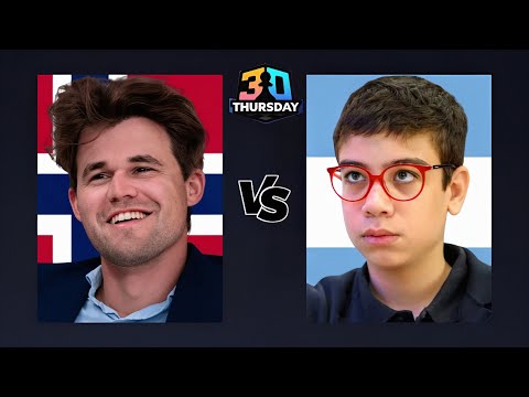 Magnus Carlsen vs Faustino Oro | 30 Thursday | November 13, 2025 | Chesscom