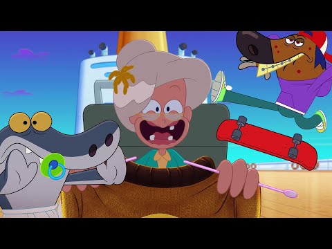 ZIG e SHARKO 🌴 Para o passado... e além! | Zig e Sharko Brasil | Desenho Animado em português