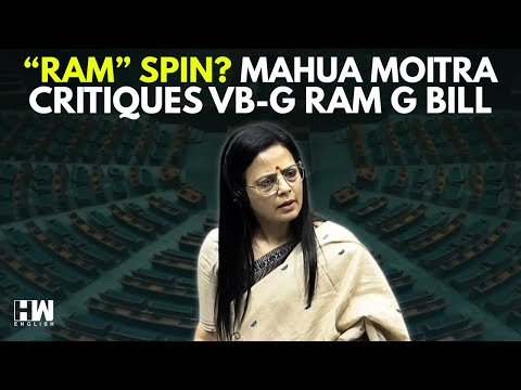 'Destroyed Gandhi Ji's Idea Of Ram Rajya': MP Mahua Moitra On Renaming MGNREGA To VB-G RAM G | BJP