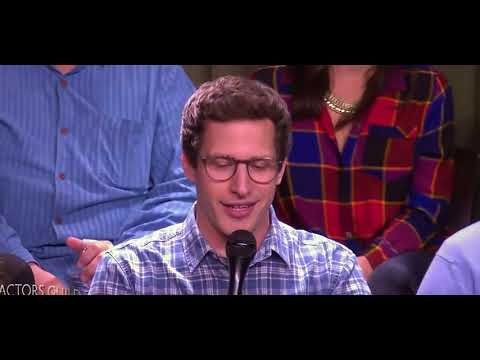 Andy Samberg aka Jake Peralta fun moments with Brooklyn 99 team