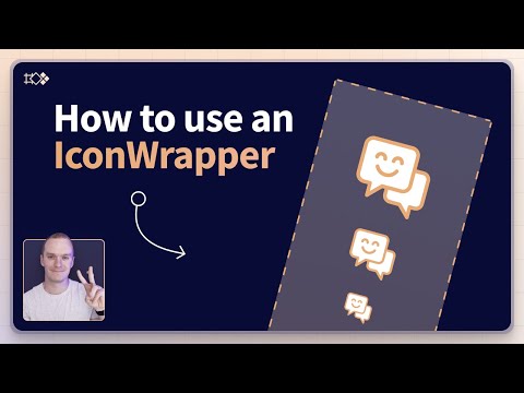 How to use an IconWrapper in Figma
