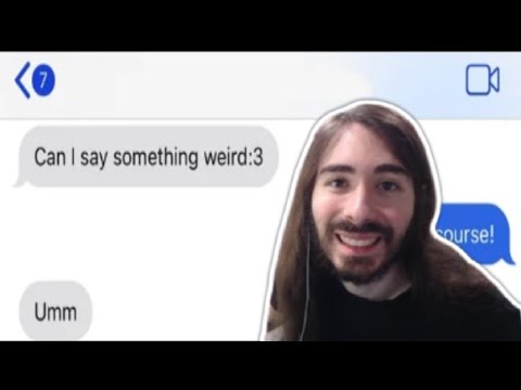 penguinz0 laughs at weird Text Messages