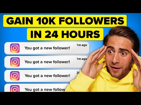 HOW TO GROW 10K REAL FOLLOWERS ON INSTAGRAM IN 24 HOURS (Get MORE Instagram Followers)