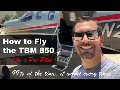 How to Fly the TBM 850 Like a Pro Pilot - Boerne Stage (5C1) to College Station (KCLL) FULL FLIGHT