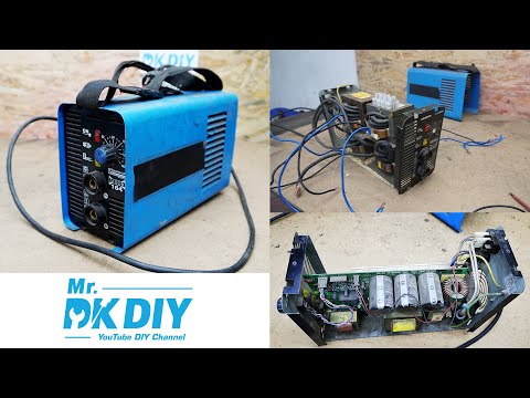 Exellent Homemade Welding Machine using 4 Microwave Transformers