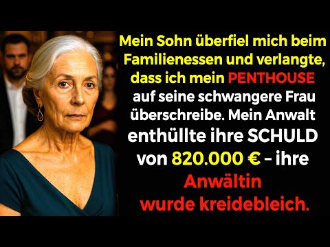 Mein Sohn drängte, das Penthouse meiner Schwiegertochter zu überschreiben. Als ich mich weigerte...