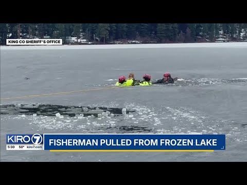 Right place, right time: Deputies save man who fell through frozen lake