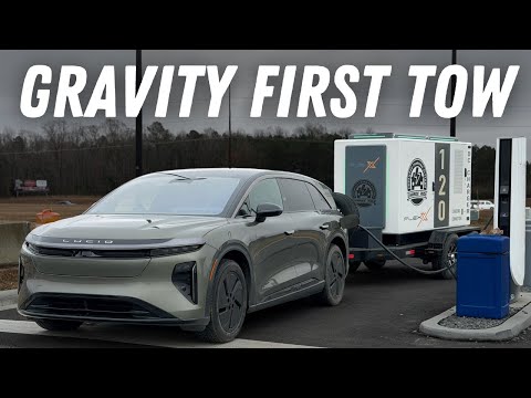 Lucid Gravity First Tow! Surprisingly Great Maxing Out This New Electric SUV