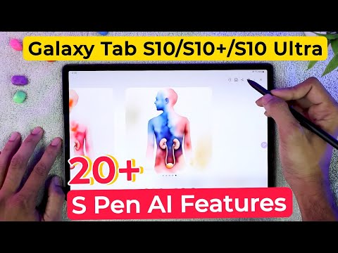 Samsung Galaxy Tab S10/S10+/S10 Ultra: All S Pen Tips & AI Features Explained | How to Use S-Pen?
