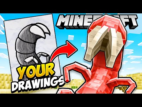 I Turned YOUR Drawings into Minecraft Mobs! - Ep 5