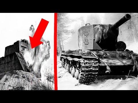 Немцы СМЕЯЛИСЬ над этим танком, пока он одним выстрелом не снёс бетонный дот толщиной 1 метр!