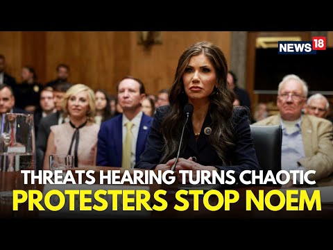 LIVE | “The Power of Christ Compels You!," Protesters Interrupt Kristi Noem DHS Hearing | N18G