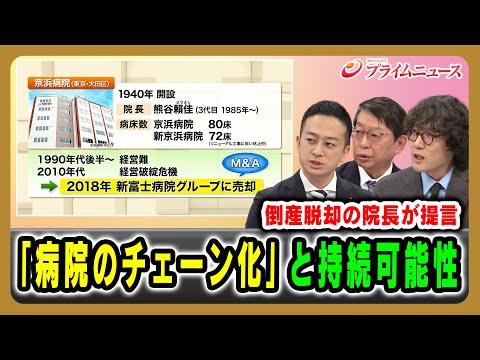 [Proposal from a Hospital Director Who Overcame Bankruptcy] "Hospital Chains" and Sustainability,...