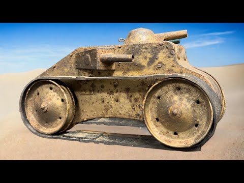 Saving a Pre-WW2 Clockwork Triang Tiger Tank Treasure