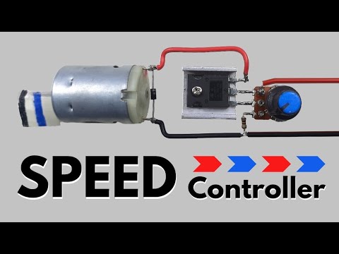 Simple DC Motor Speed Controller Circuit