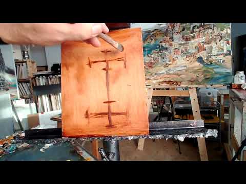 How to start an oil painting: part 2 of 1 SD 480p
