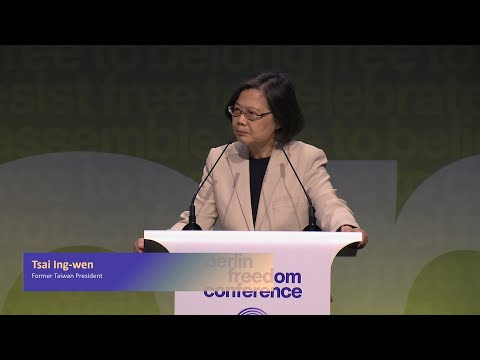 Berlin Freedom Conference 2025 - Tsai Ing-wen