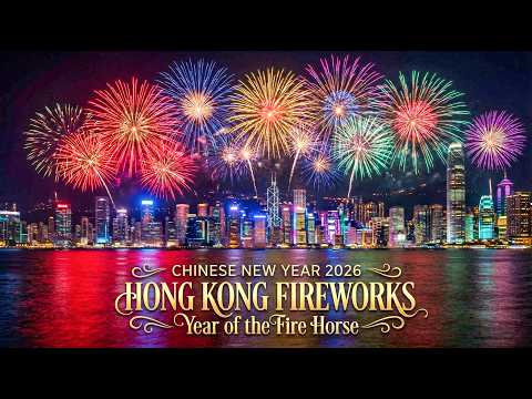 Hong Kong Victoria Harbour 2026 (4K) | Ultimate LED + Fireworks + Laser Festival | AI Cinematic