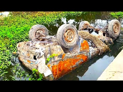 Project To Completely Restore SUZUKI Truck After River Accident And Abandoned For Aany Years