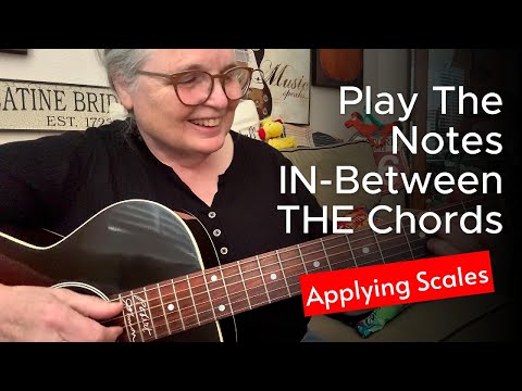 Learn To PLAY GUITAR CHORDS WITH MELODY  ** Adapt Scales ** Easy Method Lesson