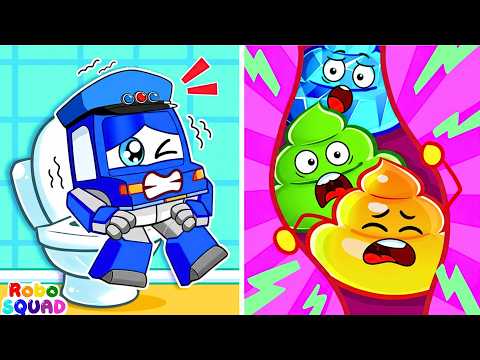 It's Time to Potty Song | Baby Potty Training Song | Healthy Habits | RoboSquad Nursery Rhymes