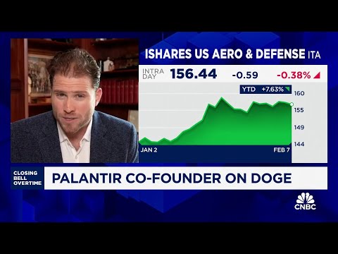 Palantir co-founder Joe Lonsdale talks the stock's massive run